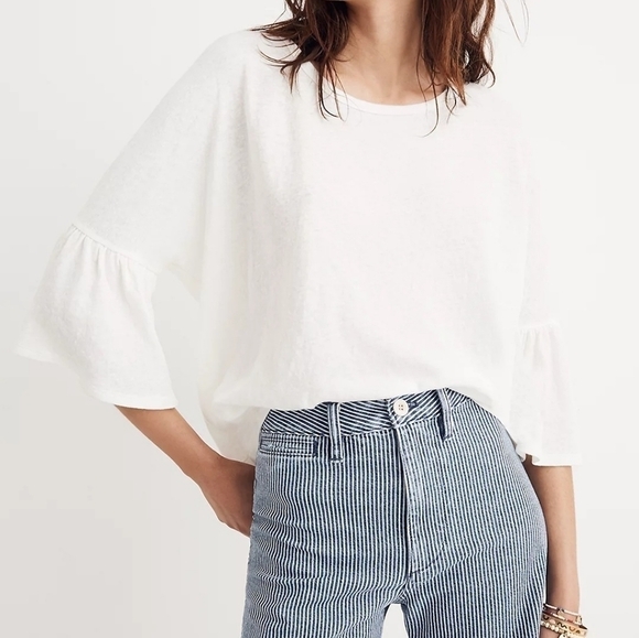 Madewell Tops - Madewell Flare-Sleeve Tee